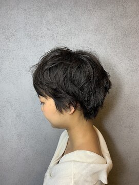 ヘアサロンエム 大宮東口(HAIR SALON M) 外ハネボブ/アッシユブラウン/ネオウルフ/デザインカラー