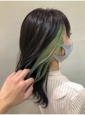 インナー×ミントグリーン