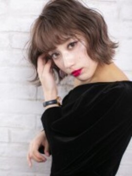 アジールヘア 北千住駅西口店(agir hair) 大人可愛い/20代30代/イルミナカラー/小顔/ダークアッシュ