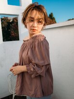 ヘアーサロンウフ(hair salon Oeuf) シースルーブロンズショート　自由が丘