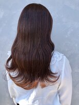 イマジン 川越(IMAGINE)&nbsp;透明感抜群♪ダブルカラーブリーチピンクブラウン裾カラー