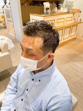 アルクバイネオリーブ 荻窪店(arc by neolive) パーマ風メンズショート