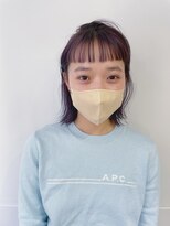 バド(bado)&nbsp;パープル×オン眉