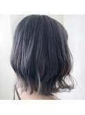 ボブ×ハイライト×グレージュ3