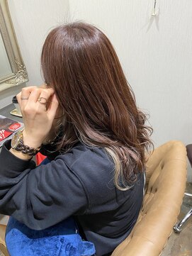 ヘアデザイン ノア(Noa) ピンクブラウン×ミルクティー