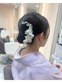 【crop es辻堂 藤田】和装シニヨン
