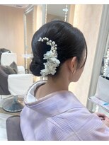 クロップ エス 湘南辻堂(crop es) 【crop es辻堂 藤田】和装シニヨン