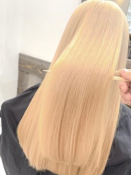 キース ヘアアンドメイク 恵比寿(kith. hair&make) ブリーチリタッチ抜きっぱなしケアブリーチダブルカラー恵比寿