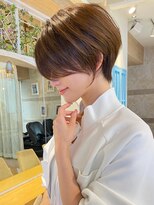 ロンド ストラーダ 心斎橋(Lond strada)&nbsp;ショート×ハイライト白髪ぼかし×シルキーベージュ[心斎橋]