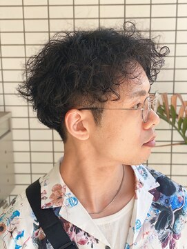 スウェル 船橋店(Swell) ハイライト/マッシュパーマ/束感/波巻き/メンズ