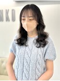 コテ巻き風パーマ/韓国風パーマ/デジタルパーマ/くびれ巻き