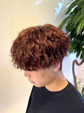 リンダ(LYNDA) カルマパーマ/ダークアッシュ/メンズハンサムショート/仙台