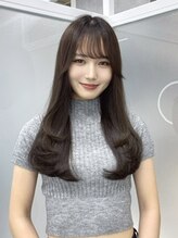 イミュ(IMMU) たぷんとレイヤーカット×sheer brown