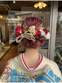 成人式アップアレンジ