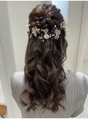 【Feria 渋谷】ヘアセット×ハーフアップ"Tsuyuki"