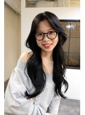 韓国風ロングレイヤー