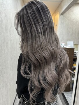 ルーゼン(LUXEN) 【LUXEN】ホワイトグレージュバレイヤージュ