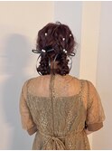 お呼ばれヘアセット