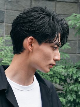 フィフス(fifth) カットフェザーショートフェザーパーマ毛流れ微分けメンズパーマ
