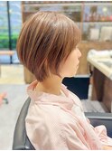 丸みショート/ハイライトカラー/末吉海斗