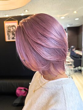 ヘアメイク フォックス 錦店(hair make FOX) 透明感/ダブルカラー/ロング/外国人風/ピンクカラー