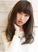 透け感アッシュグレー×ゆるふわカール【Liss】