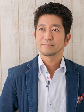 モッズヘア メン 仙台愛子駅前店(mod's hair men) いかつめアップバング大人刈り上げショートa仙台愛子