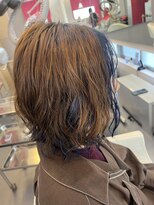 ロサ ロセット&nbsp;バング&インナーカラー　ブルー