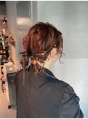 【ツインポニーテール】結婚式/卒業式/銀座/ヘアセット/アレンジ