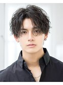 波巻きスパイラルツーブロック人気センターパート