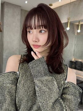 ロンドネートゥル 新潟(Lond naitre) 暗髪/クラゲヘアー/ココアベージュ/小顔(新潟/万代）