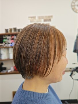 ショート寄りのショートボブ♪