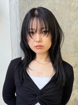 ミリ(mm)&nbsp;10代20代30代ハッシュカットレイヤーカット透明感カラー髪質改善
