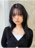 10代20代30代ハッシュカットレイヤーカット透明感カラー髪質改善