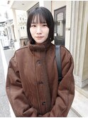 切りっぱなしボブ/ミニボブ【神戸元町/水原】