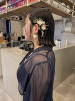 イミ(imi) ボブ/ヘアセット/ヘアアレンジ/金箔/登戸