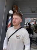 マレットスキンフェード/バーバースタイル