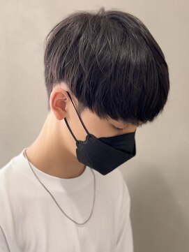 エルマーク 本山(L-MARK) マッシュヘア/黒髪/メンズカット/men's/フェザーパーマ