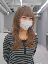 エニフォーイーストハム(Eni for eastham)&nbsp;ブリーチなしダブルカラー/ブラウンベージュ/ロングレイヤー