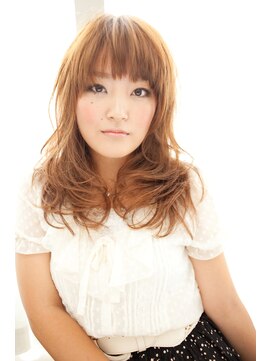 美容室 ファクト(fact) 大人可愛い☆10代20代★毛先カール×透明感ナチュラルカラー