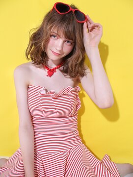 ラックスビー ガーデン 西宮北口駅前店(LUXBE GARDEN) 外国人風カラー☆ミディアム【LUXBE心斎橋店】