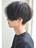 【December】men's前下がり黒髪マッシュ/ツーブロックマッシュ