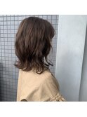 【mori担当】ナチュラルベージュ×くせ毛風ニュアンスパーマ