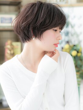 カバーヘアアンドスパ ブリス 浦和(COVER HAIR&SPA bliss) 大人かわいいダークアッシュ小顔刈り上げボブレイヤーショートb
