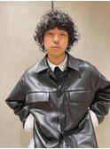 bibito mash wolf wavy  perm くるくるパーマ ファッション