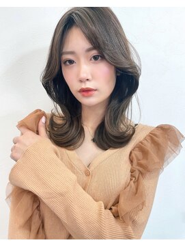 リコバイアフロート(riko by afloat) くびれヘア/韓国風ヘア/フェイスレイヤー/エギョモリ