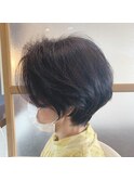 丸み◎20代30代40代50代大人カッコかわいい丸みショートボブ