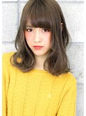 ☆ グレージュ & 毛束感 ☆ ナチュラル 大人 medium ☆