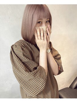 クペウ(cope'u) ピンクベージュ ボブ