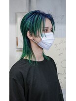 マーシー(MAAAAAC)&nbsp;【MAAAAAC】ハイレイヤーウルフブルーアンドグリーン